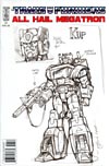 All Hail Megatron #6, incentive sketch cover - click to see a larger scan