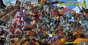 Beast Wars: The Gathering #1, triple gatefold incentive cover D - click to see a larger scan