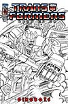 Best of UK: Dinobots #2, incentive sketch cover B - click to see a larger scan