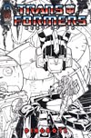 Best of UK: Dinobots #4, incentive sketch cover B - click to see a larger scan