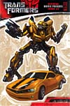 Movie Prequel #1, exclusive cover with "Bumblebee Unleashed" figure - click to see a larger scan
