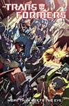 Transformers: More Than Meets The Eye, volume 4, trade paperback, cover by Alex Milne. Click to see a larger scan!