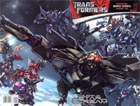 Movie Sequel: The Reign of Starscream #5, wraparound cover A - click to see a larger scan