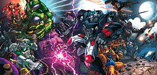 Beast Wars # 1, incentive cover by Don Figueroa - click to see a larger scan