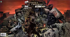Transformers: G.I. Joe #1, triple gatefold cover - click to see a larger scan