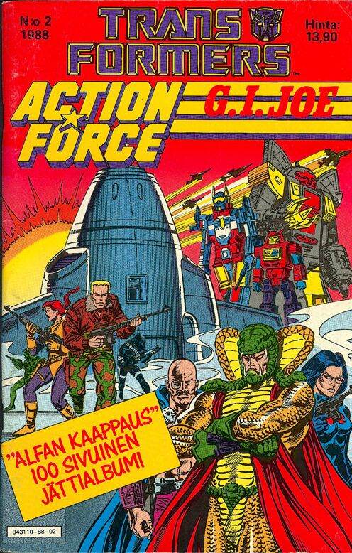 Marvel Comic The TRANSFORMERS & ACTION FORCE Comic Date 06/08/1988 No 177 